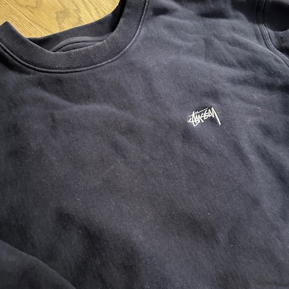 Stussy Navy Sweatshirt - Picture 2 of 3